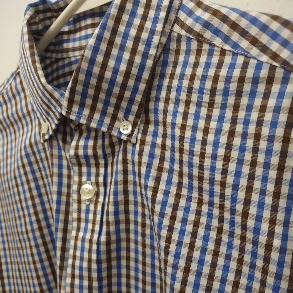 Michael Kors Plaid Dress Shirt Sz 15.5  32/33